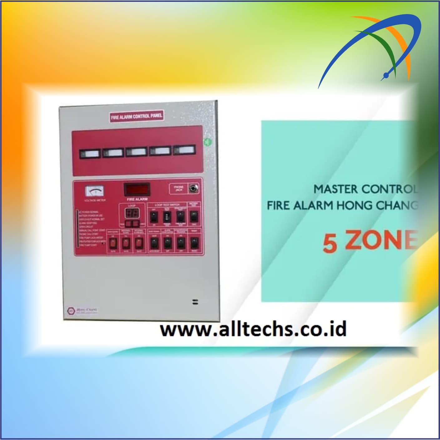 Fire Alarm Control Panel Hong chang 5 Zone FACP